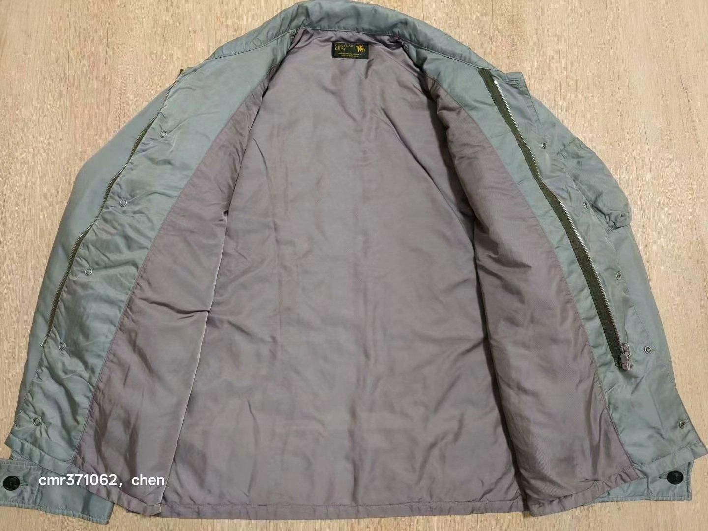 VISVIM 23 Heli Crew Down Shirt Jkt — back