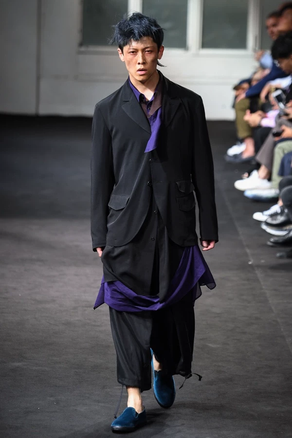Yohji Yamamoto 19SS Red Ribbon Shirt — back