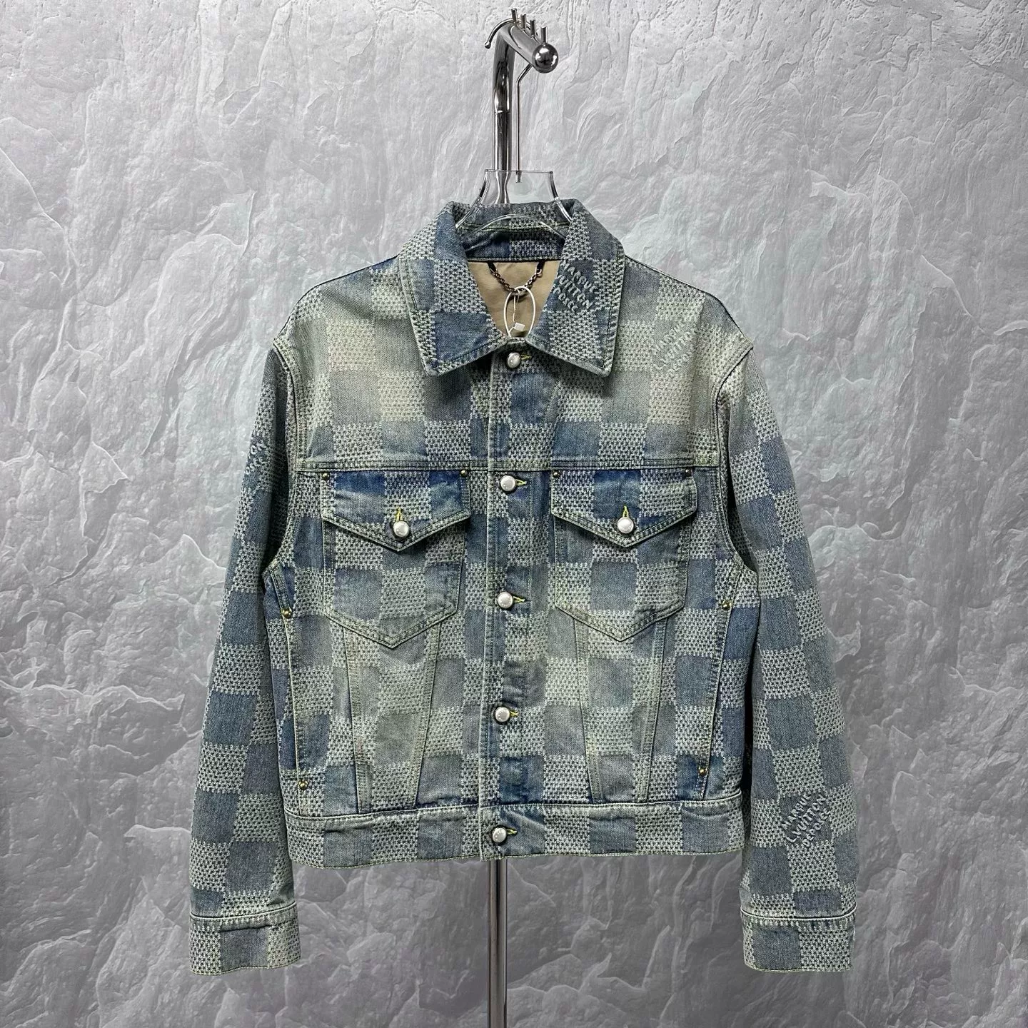 Louis Vuitton SS24 Pharrell Checkerboard Denim Jacket