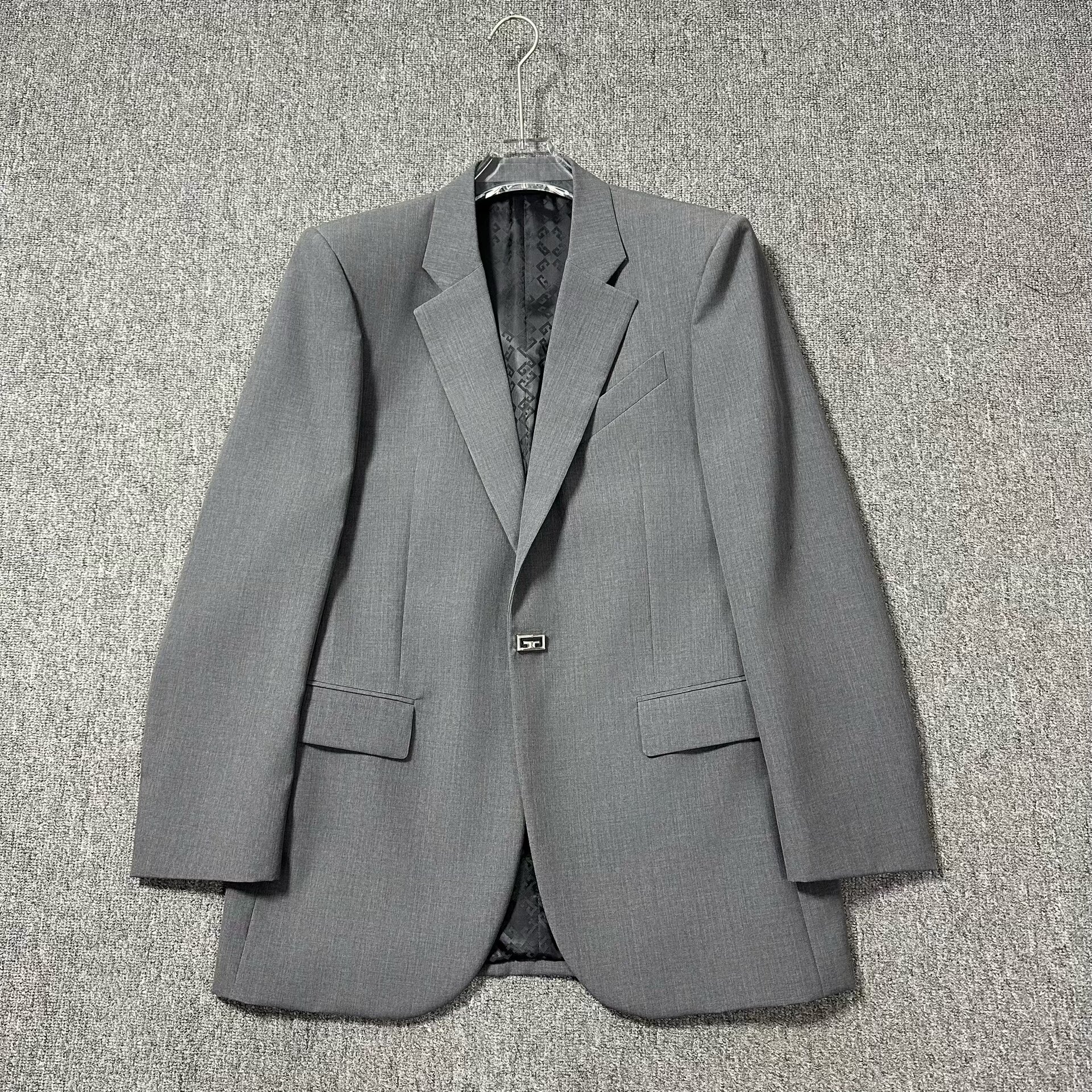 Givenchy Gray Wool Suit Jacket