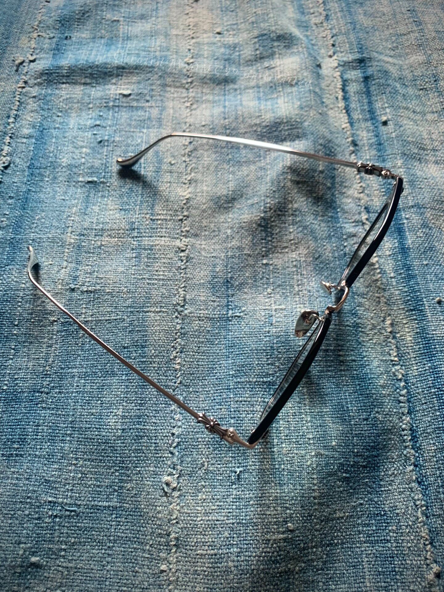 Chrome Hearts Shagass Silver Glasses — back