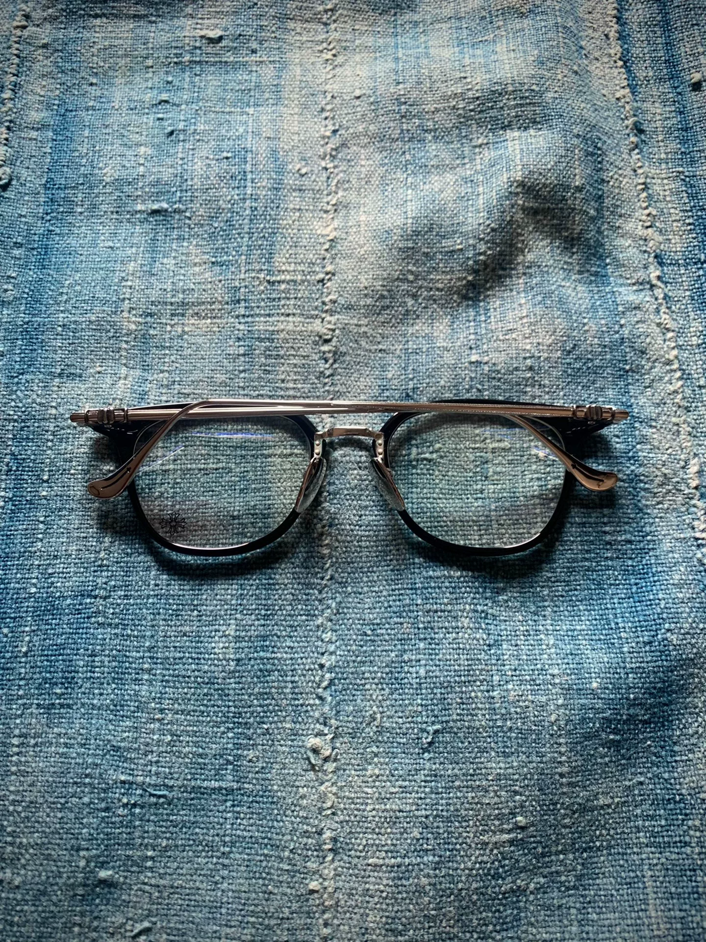 Chrome Hearts Shagass Silver Glasses — detail