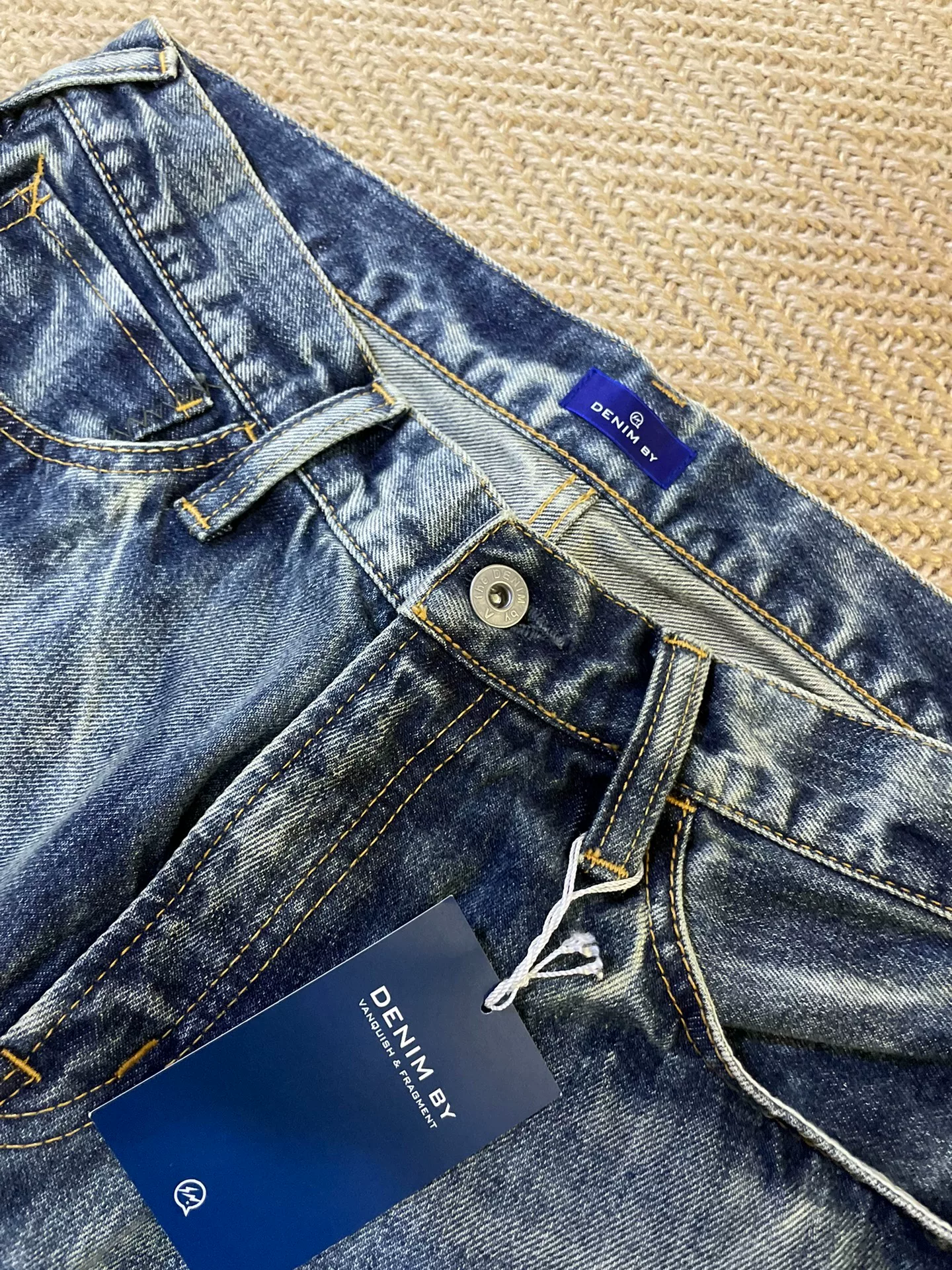 Vanquish & Fragment Distressed Denim Jeans — detail