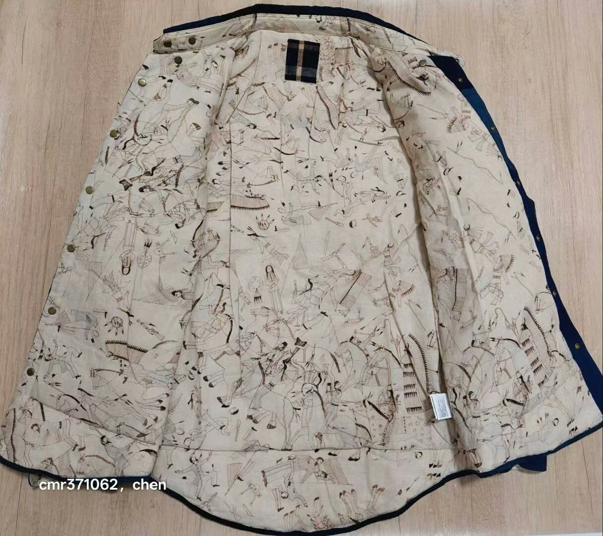 visvim 15 ICT Kerchief Down Jacket — back