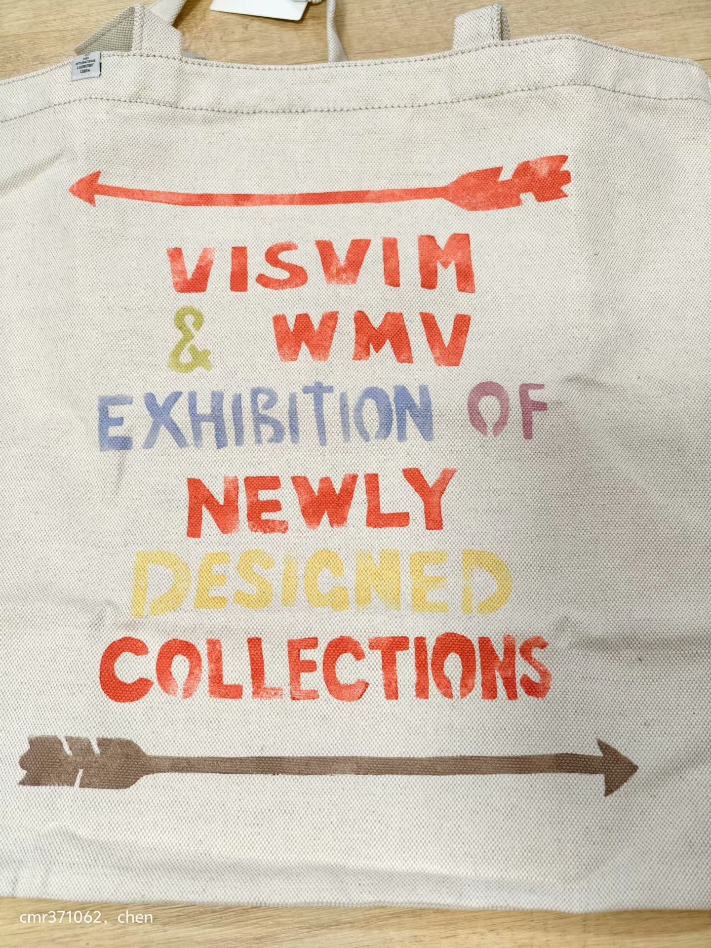 visvim 17AW SPOT ITEM CANVAS TOTE L — front