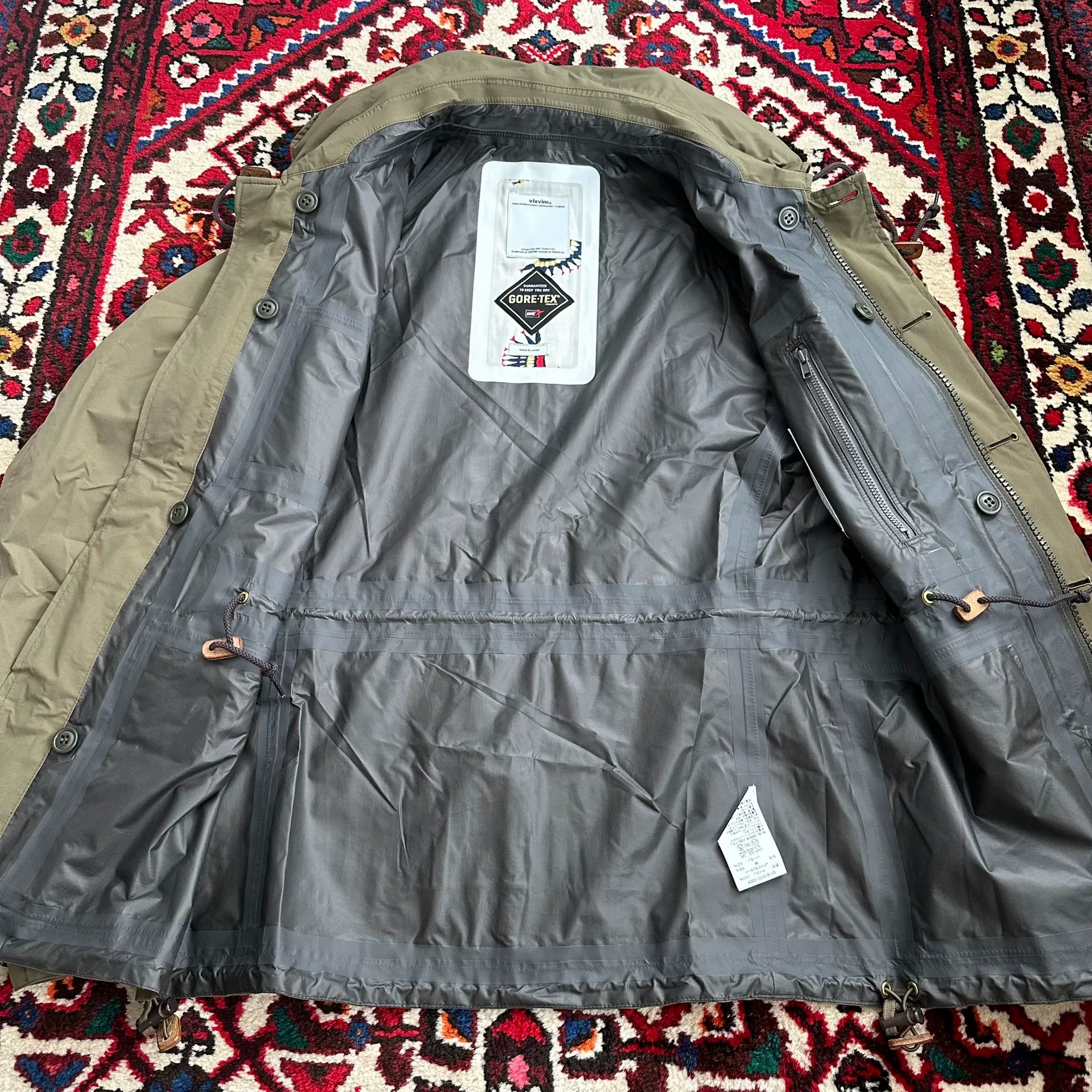 visvim 16ss GORE-TEX 2.5L Jacket — detail