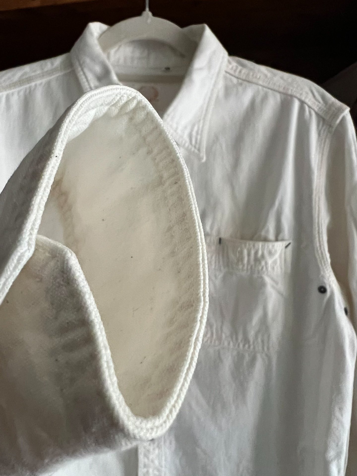 Flat Herd 20th Anniv White Work Shirt — back