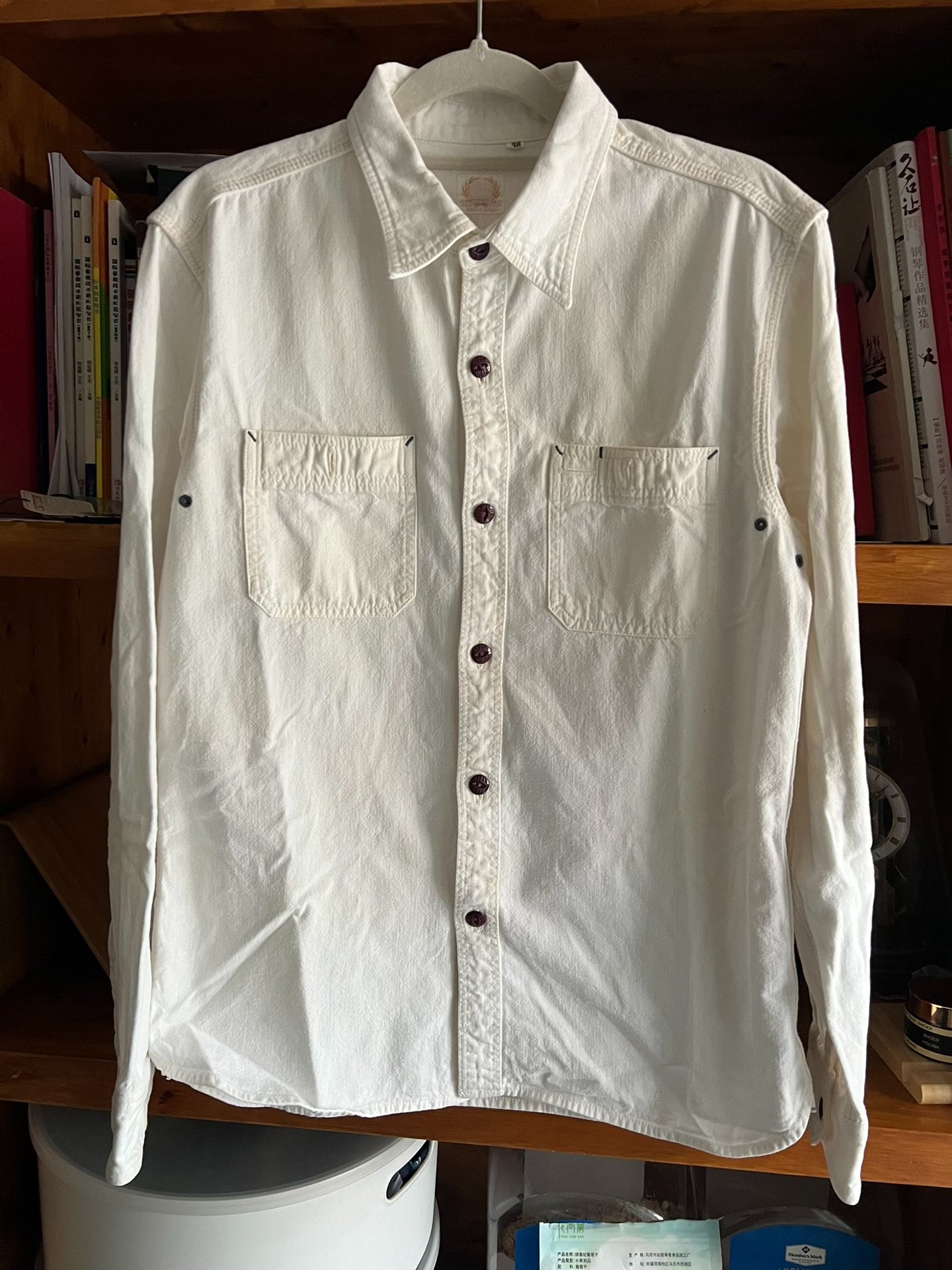 Flat Herd 20th Anniv White Work Shirt
