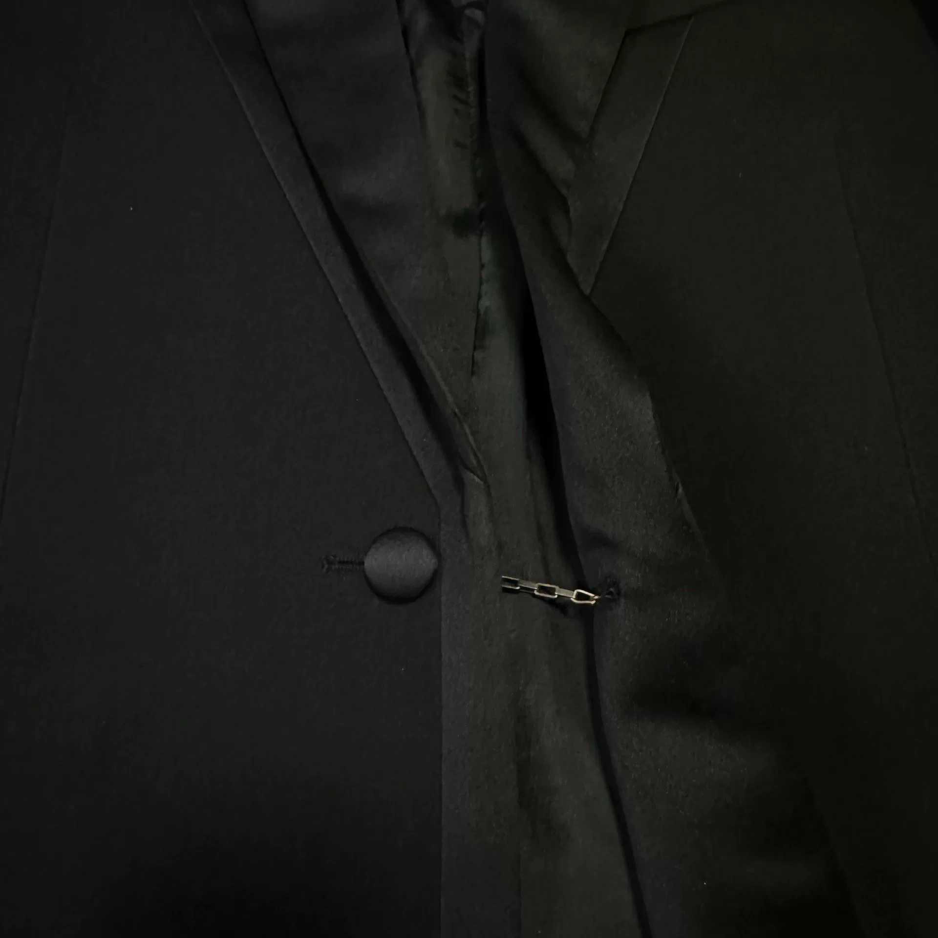 Dior Homme 04ss Black Sword Collar Coat — front