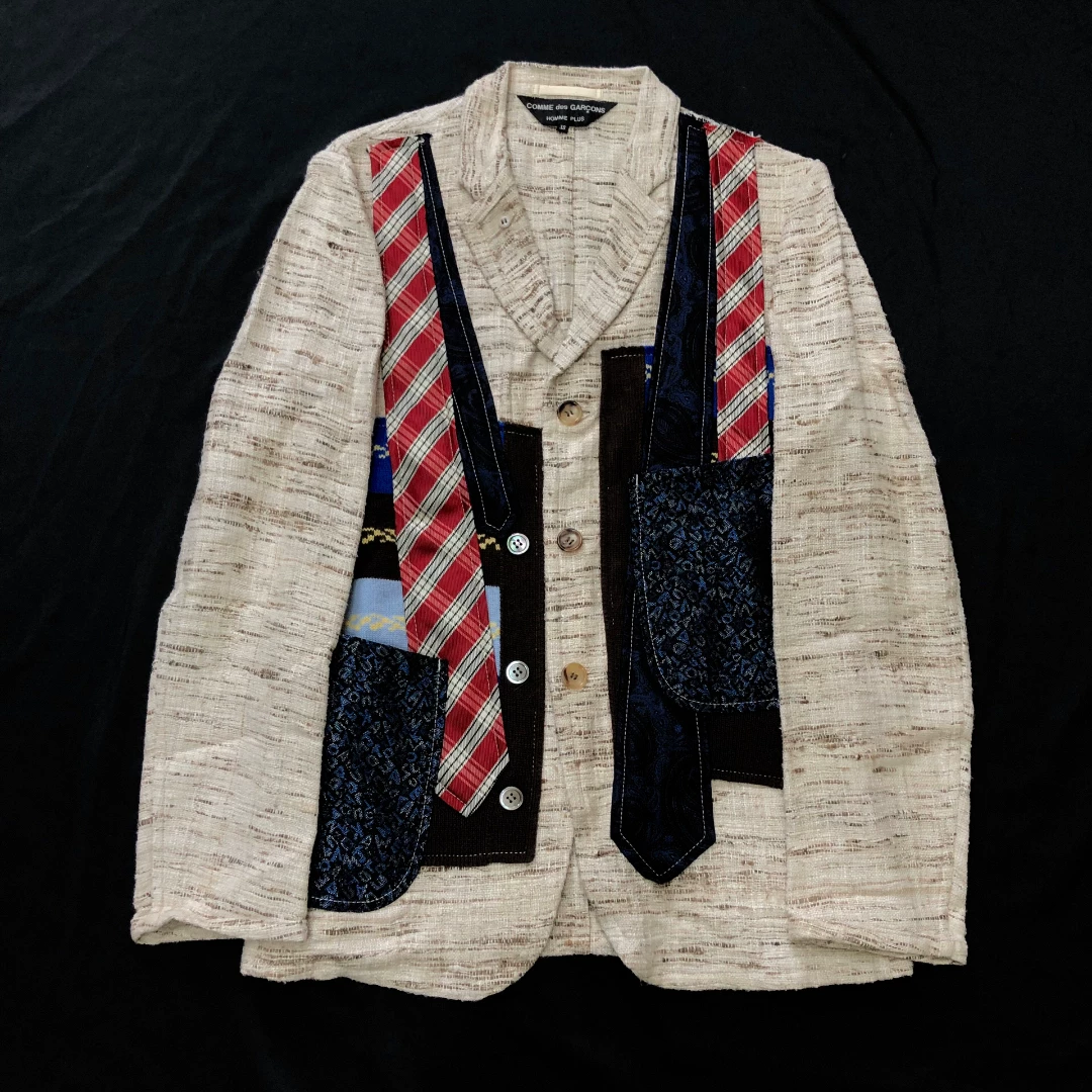 Comme des Garçons 2010SS Random Collage Coat — detail