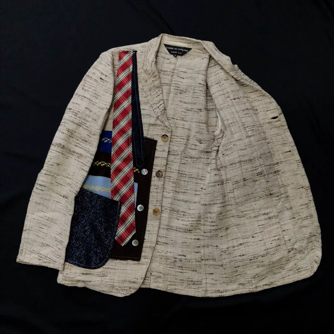 Comme des Garçons 2010SS Random Collage Coat — label