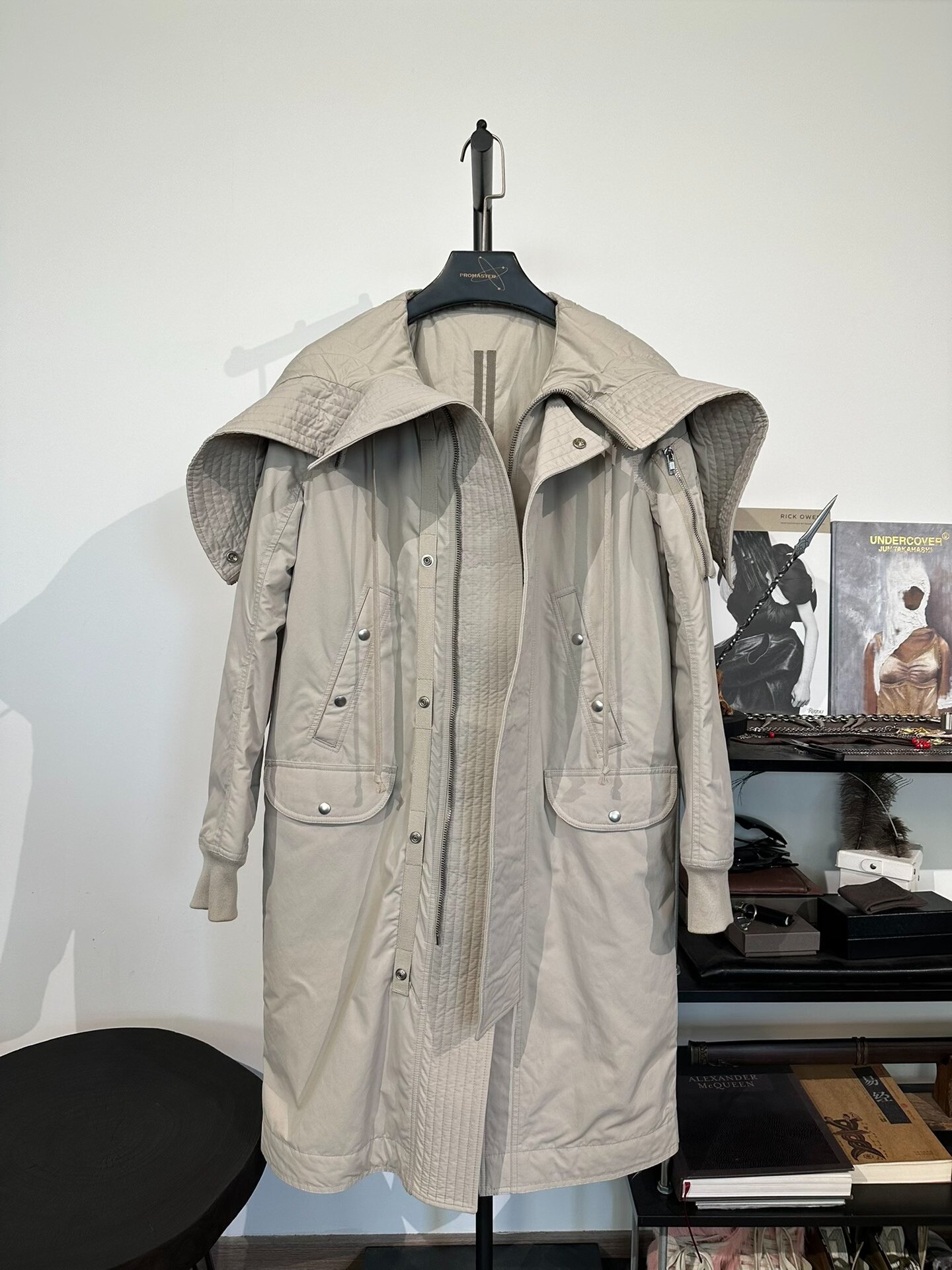 Rick Owens Mid-Length Ma-1 Bomber Jacket