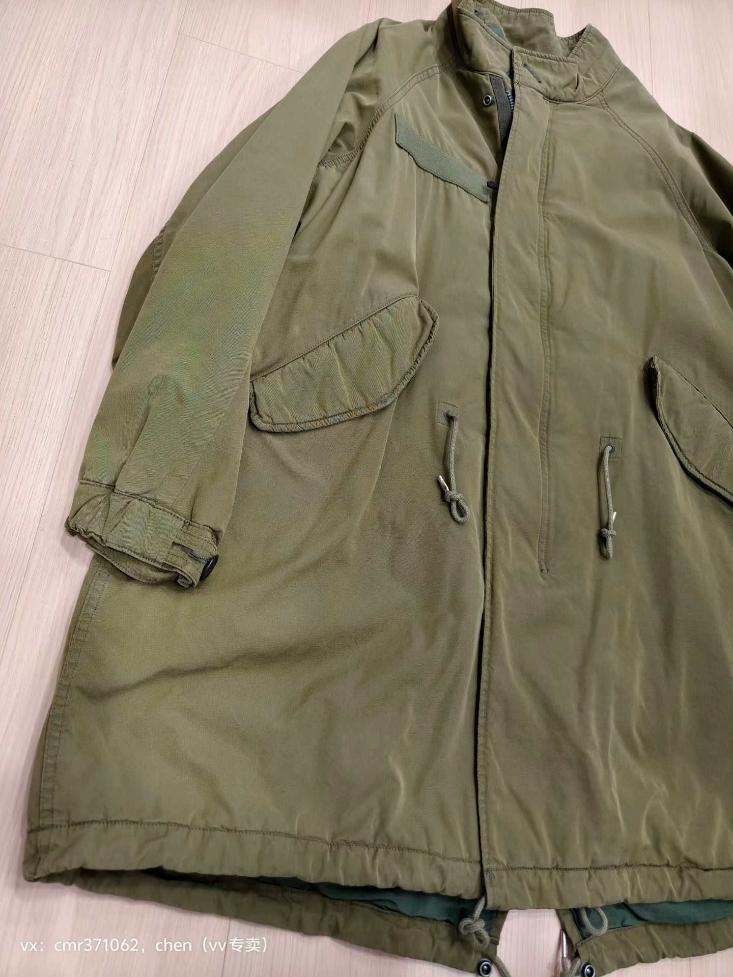 VISVIM 19AW SIX FIVE FISHTAIL PARKA W — front
