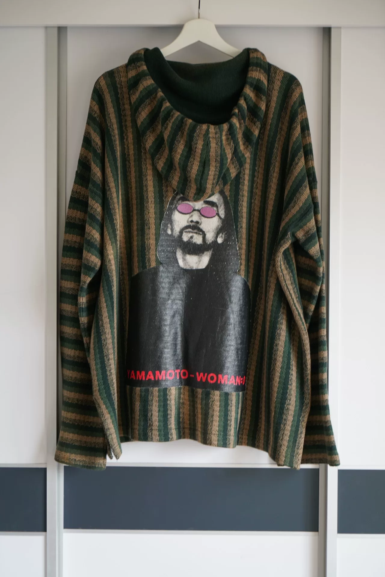 Yohji Yamamoto 98ss Striped Hoodie