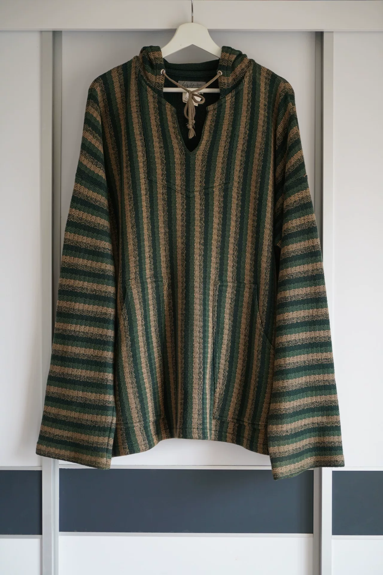 Yohji Yamamoto 98ss Striped Hoodie — front