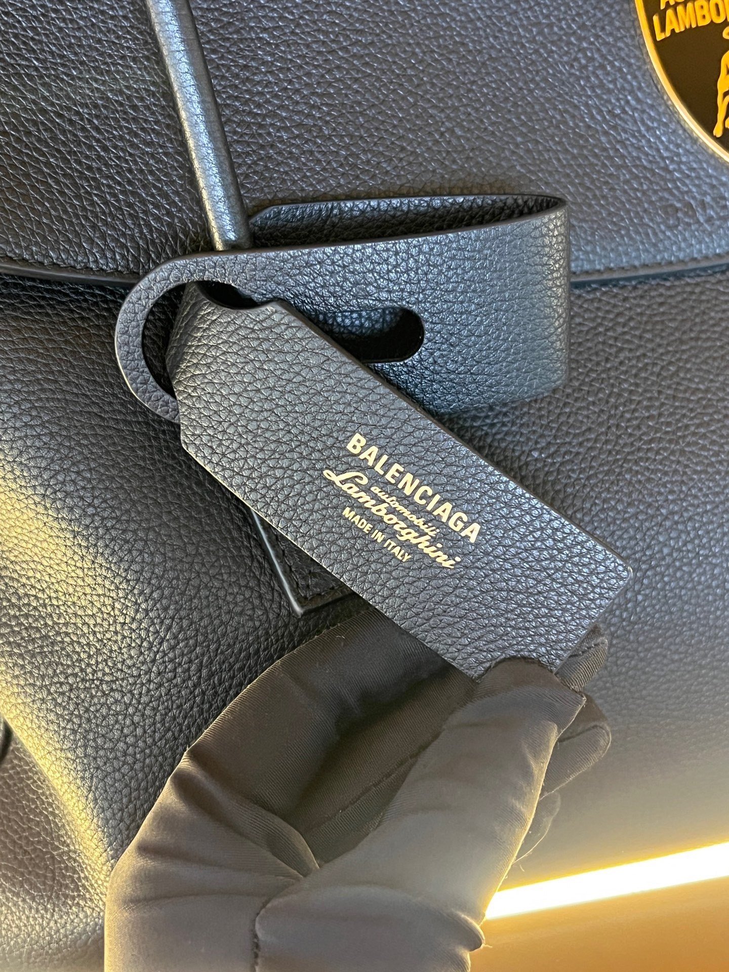 Balenciaga x Lamborghini Handbag — back