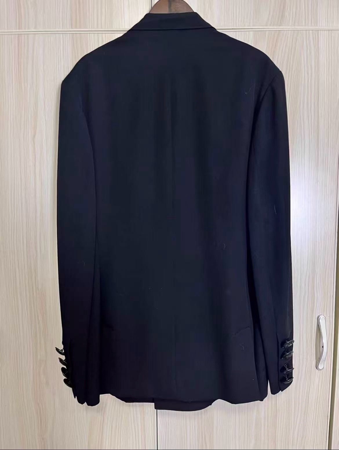 Yohji Yamamoto 19AW Double-Breasted Jacket — front