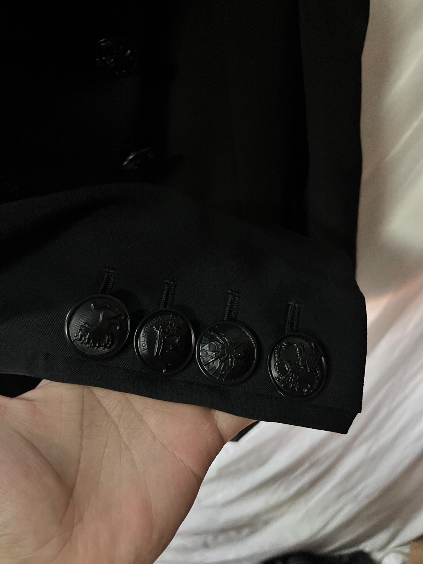 Yohji Yamamoto 19AW Double-Breasted Jacket — back