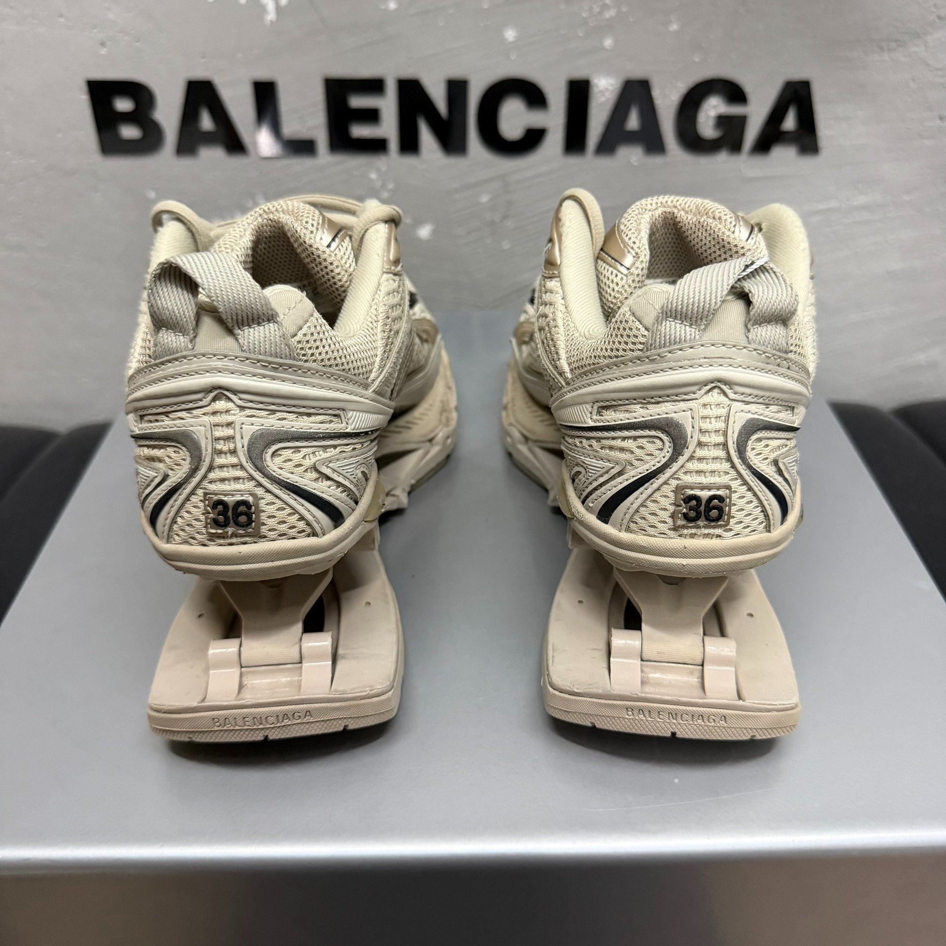 Balenciaga X-Pander Dad Sneakers — label