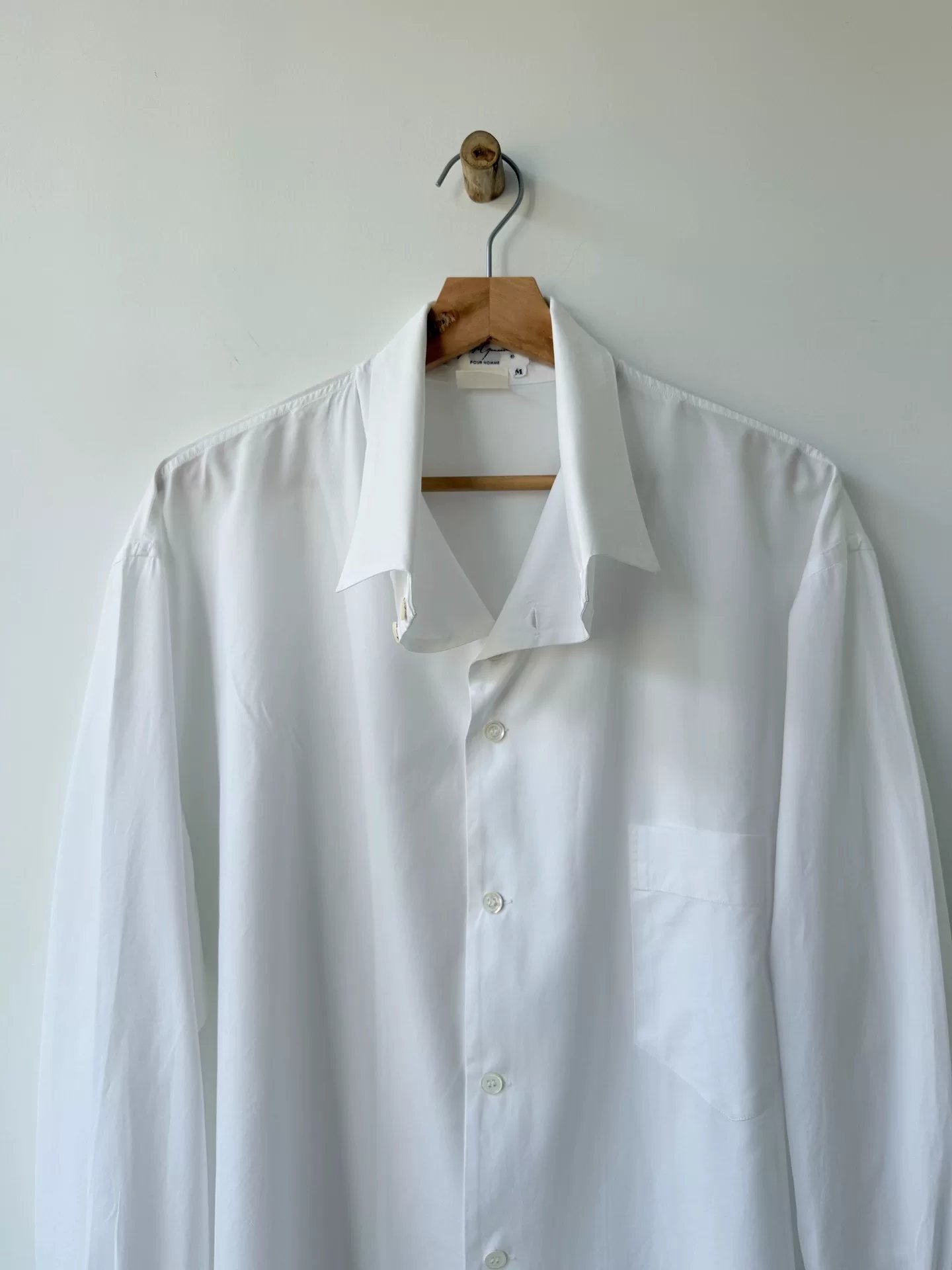 Yohji Yamamoto Pour Homme Early Runway Shirt — label