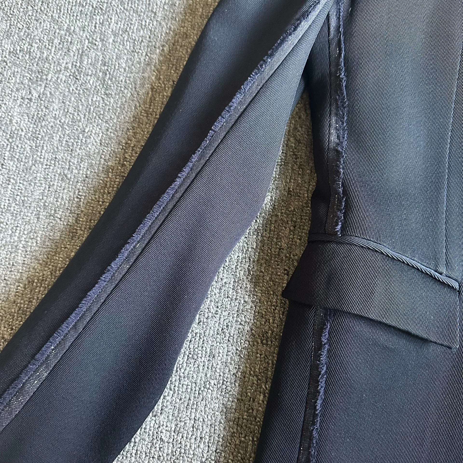 Dior Classic Stitching Detail Blazer — label