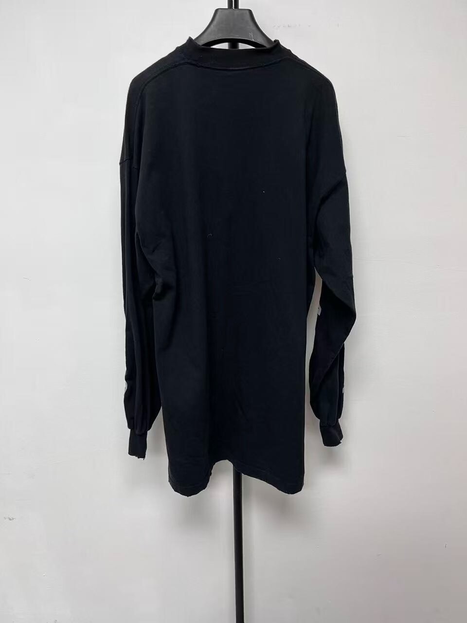 Balenciaga Women's Loose Long-Sleeve T-Shirt — front