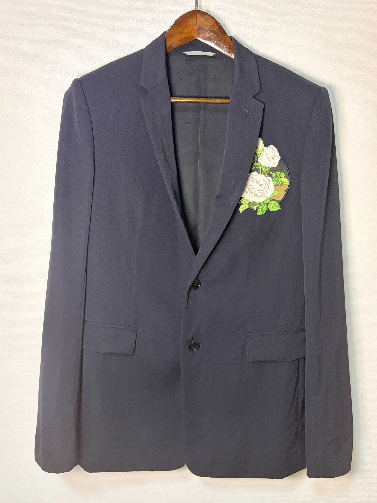 Dior Homme 16ss Runway Camellia Suit
