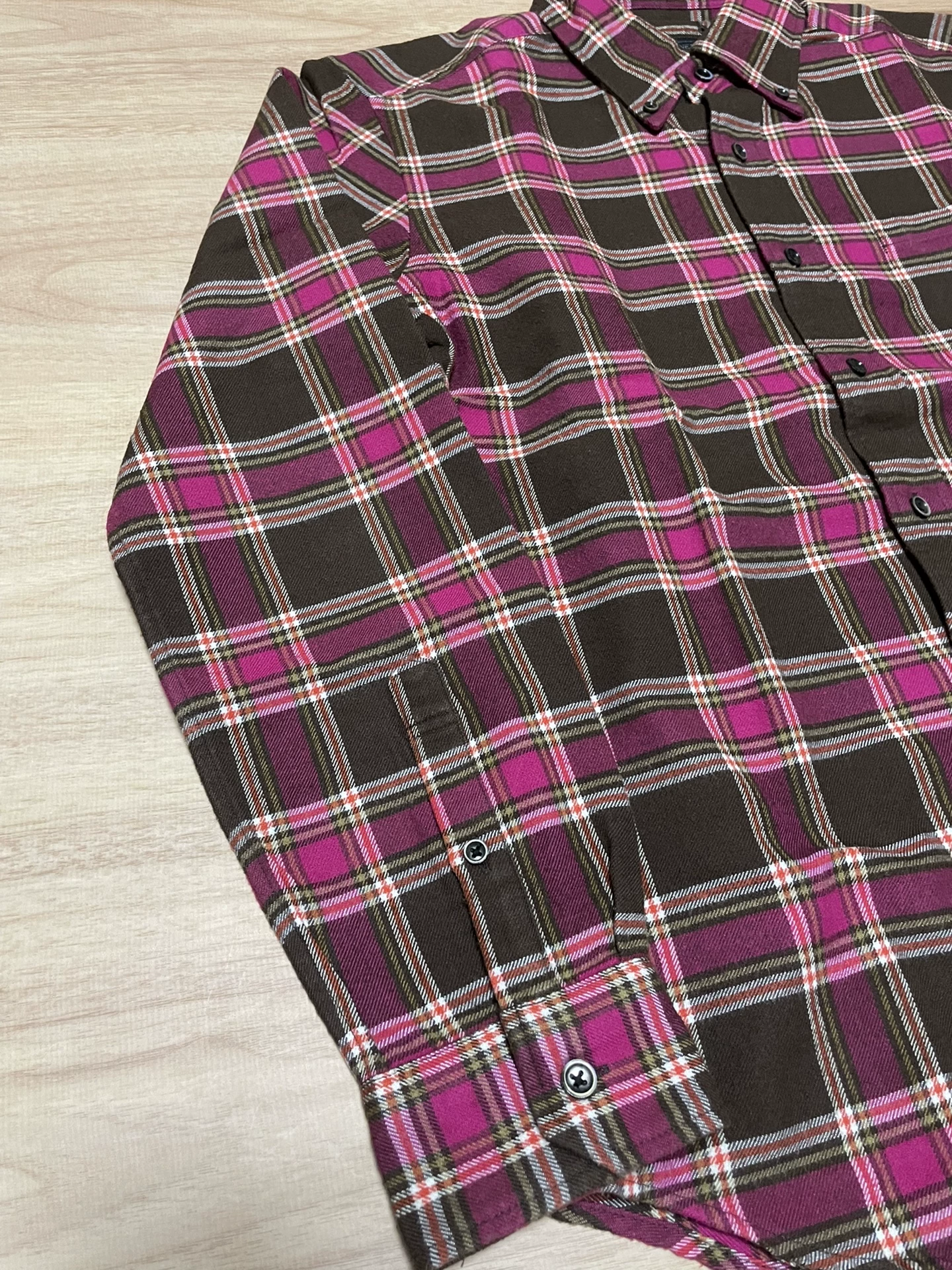 Sophnet Plaid Casual Long-sleeve Shirt — back