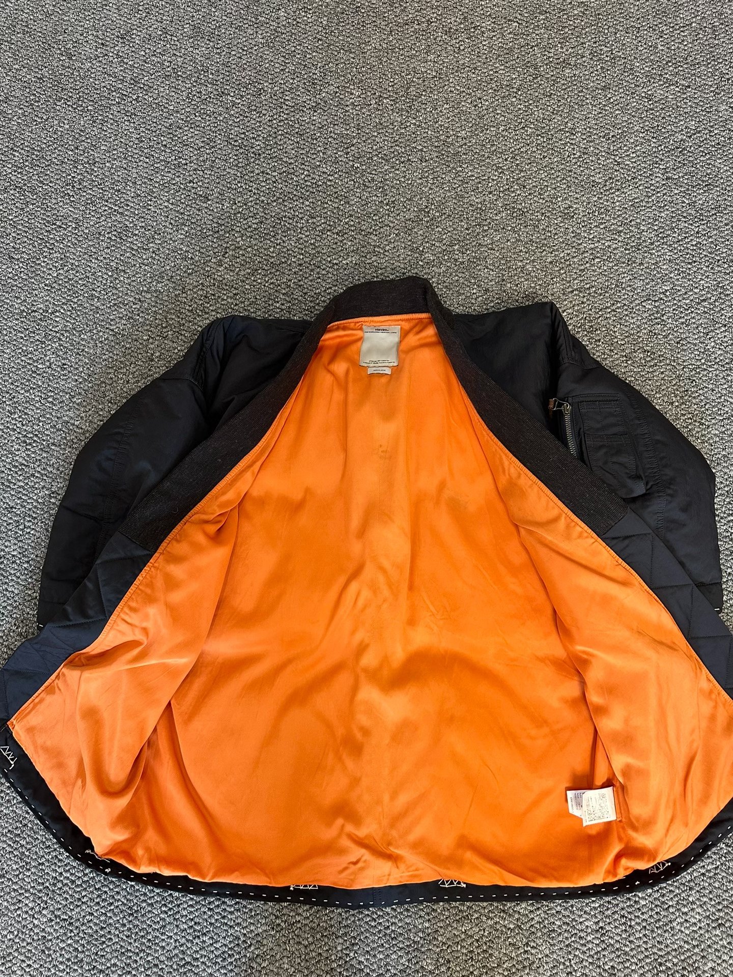 visvim Old Down Robe — detail