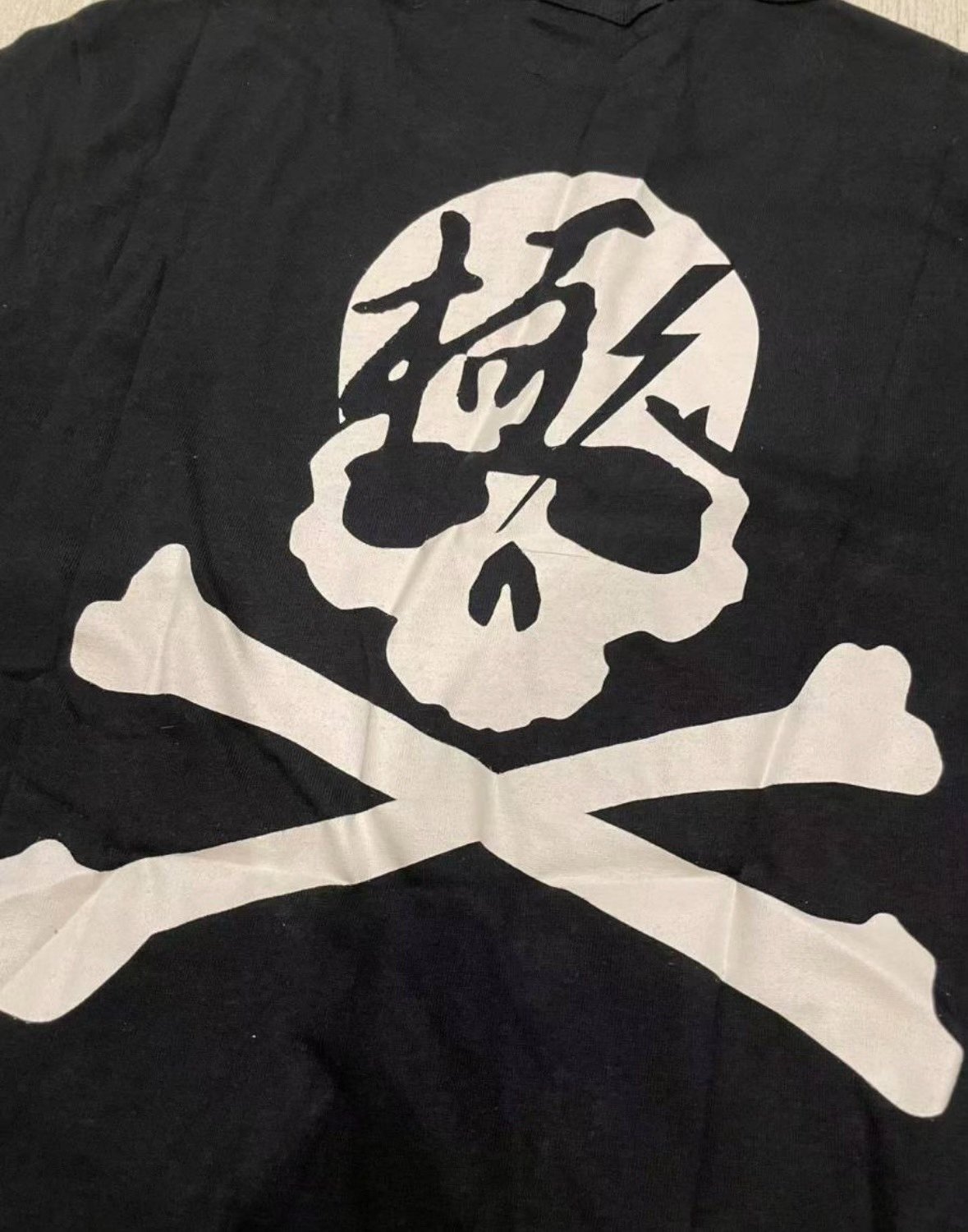 Mastermind Japan MMJ Collaboration Short Sleeve Tee — detail