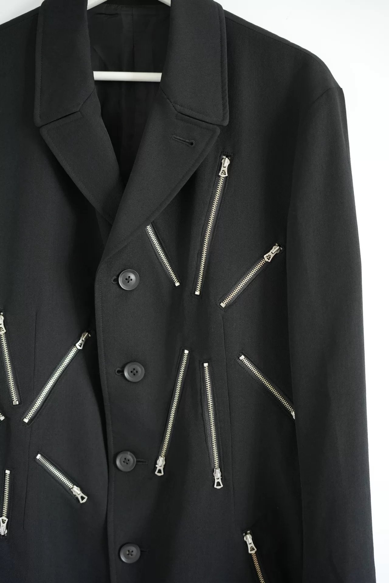 Yohji Yamamoto 19SS Fireworks Zip Blazer — back