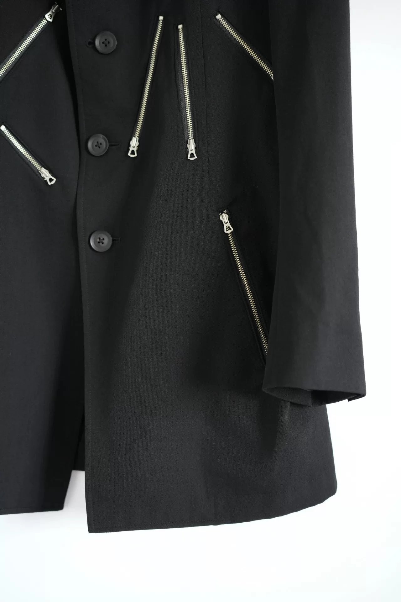 Yohji Yamamoto 19SS Fireworks Zip Blazer — label
