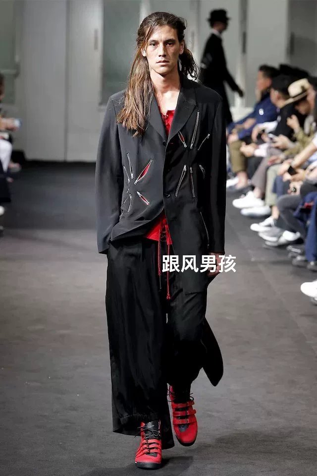 Yohji Yamamoto 19SS Fireworks Zip Blazer — detail