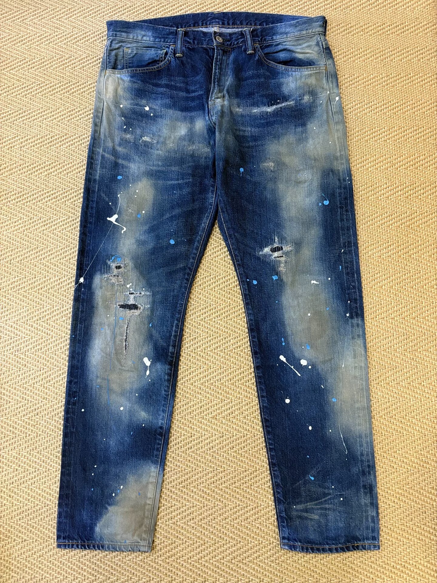 Hiroshi Fujiwara Fragment Distressed Denim Jeans