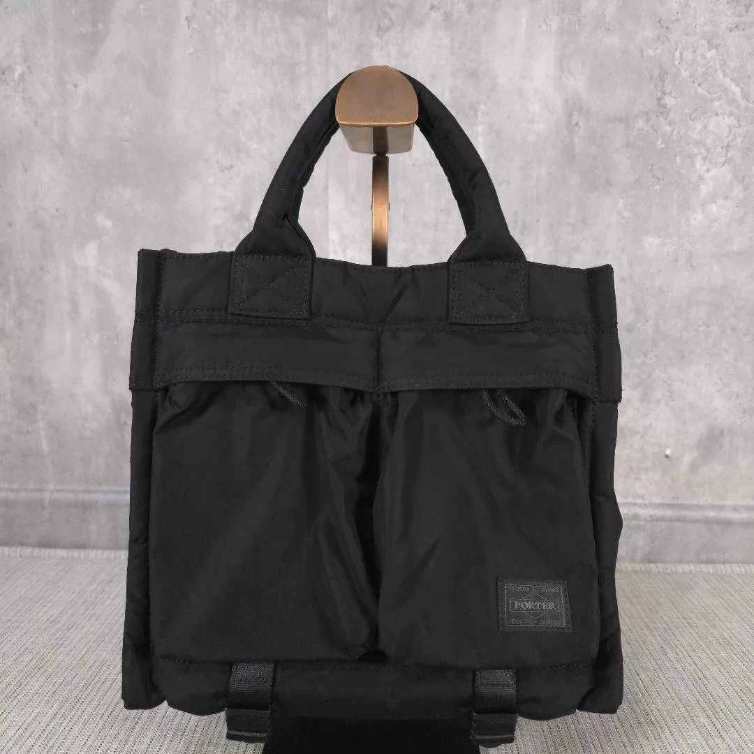 Black Porter SENSES 2way Tote Bag — front