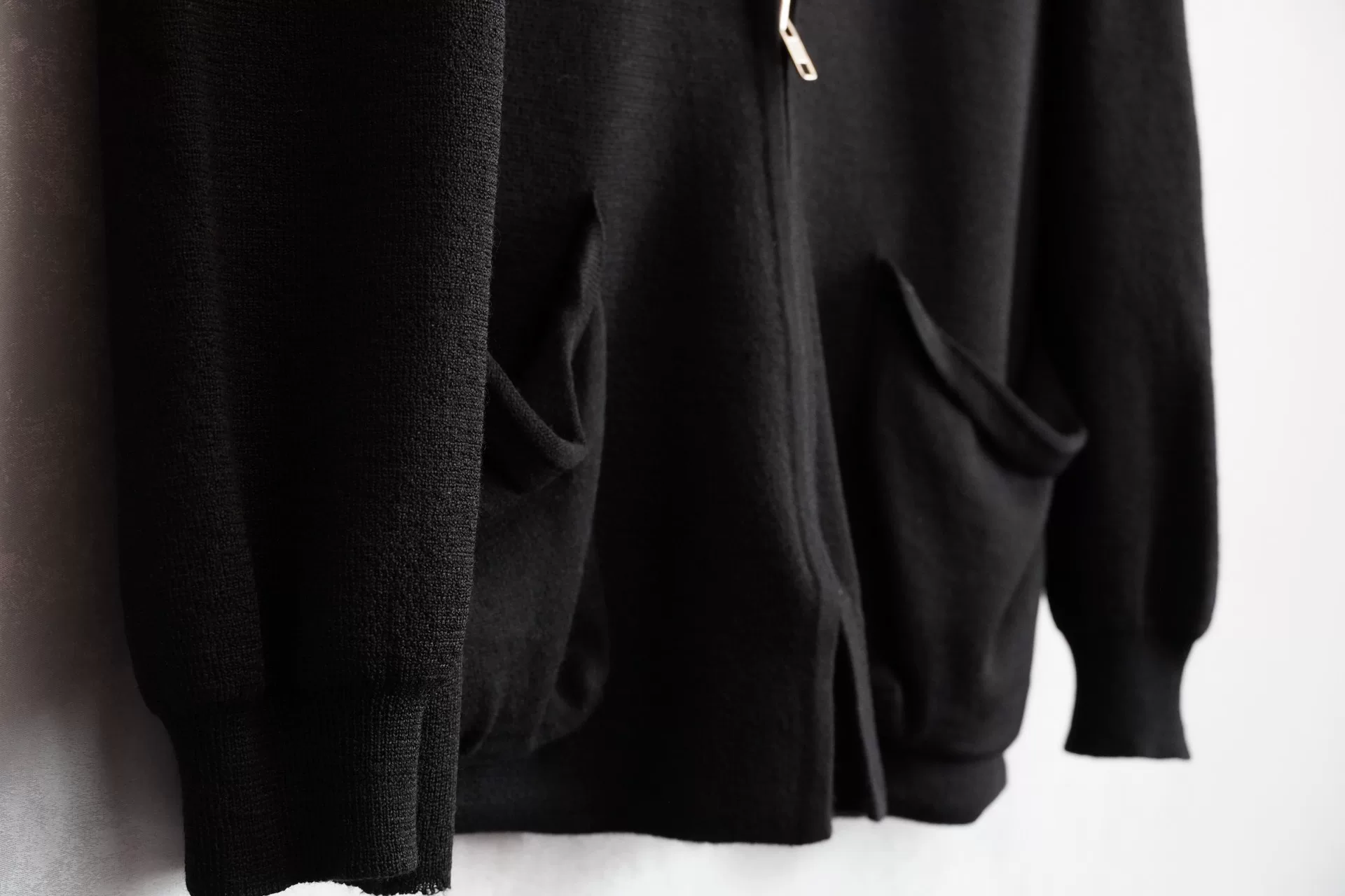 Yohji Yamamoto 90AW Zip Wool Cardigan — label
