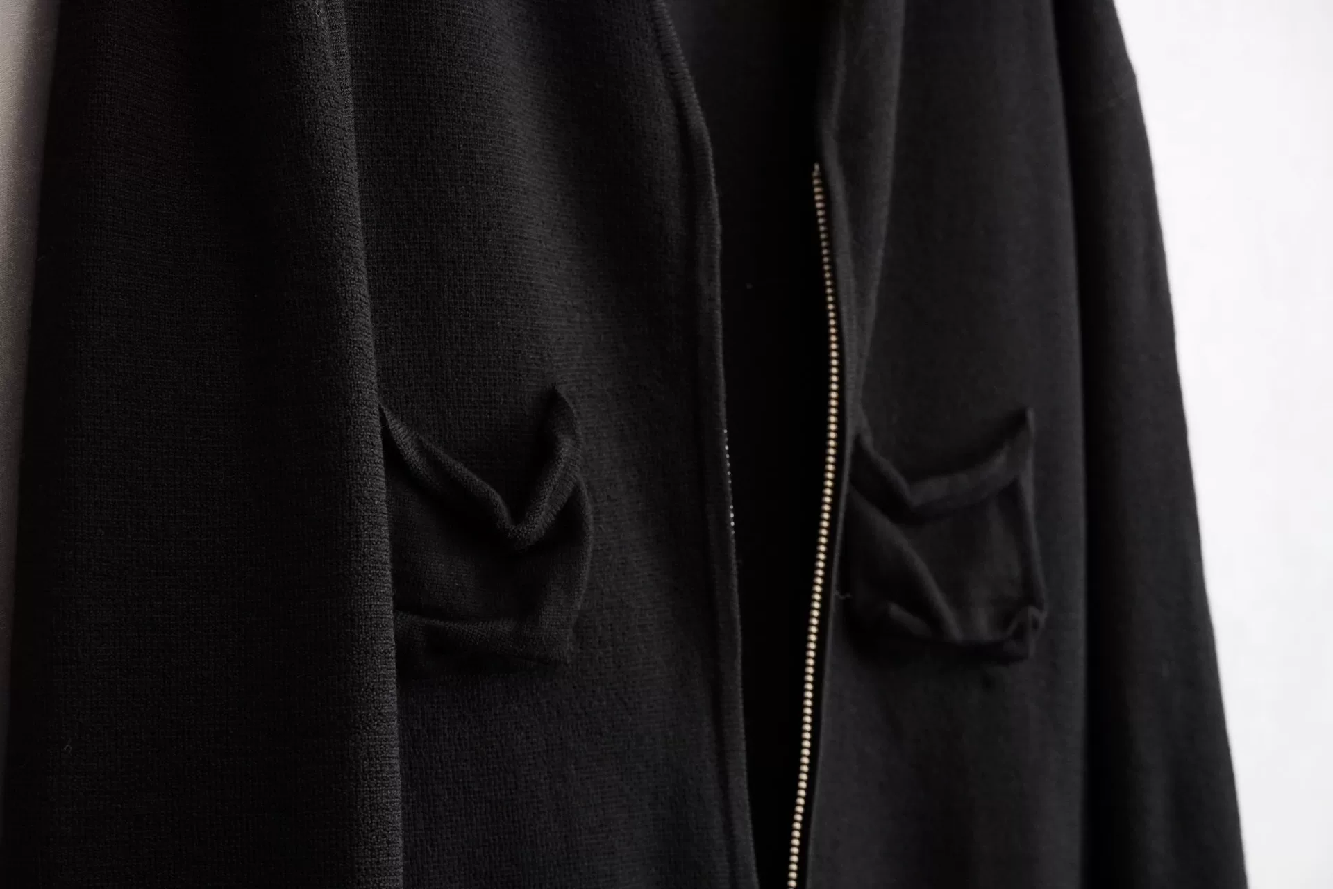 Yohji Yamamoto 90AW Zip Wool Cardigan — back