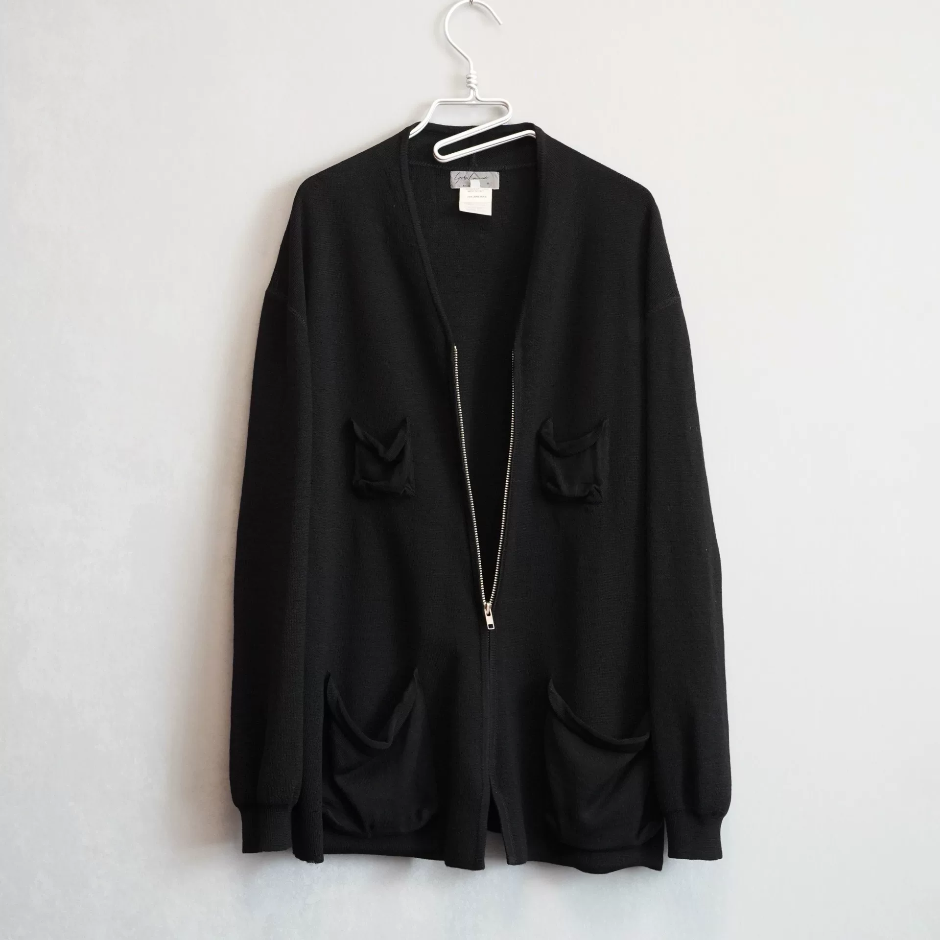 Yohji Yamamoto 90AW Zip Wool Cardigan