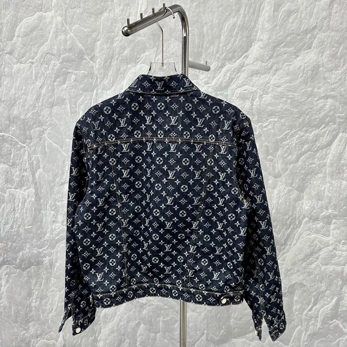 Louis Vuitton FW24 Monogram Denim Jacket — back