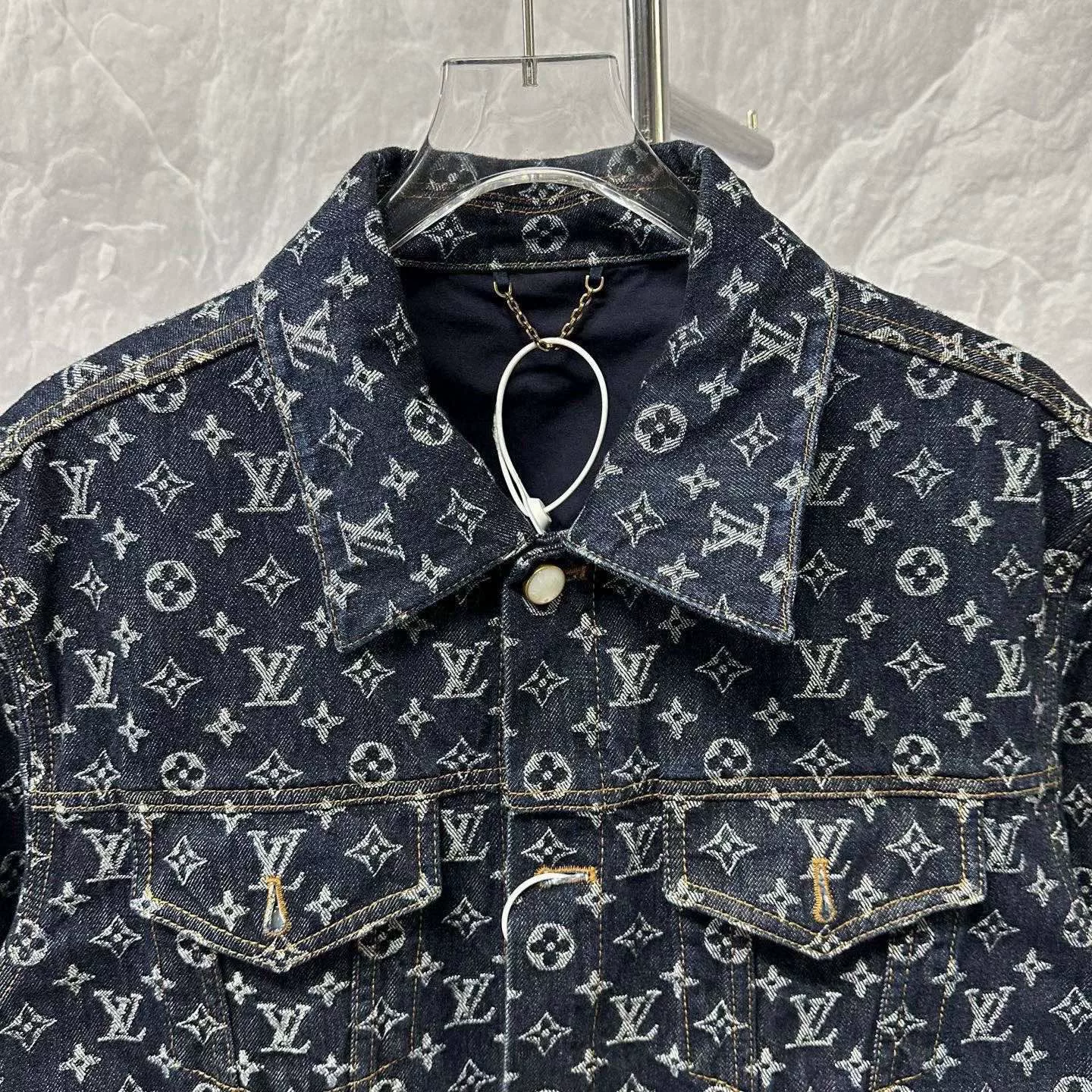 Louis Vuitton FW24 Monogram Denim Jacket — front