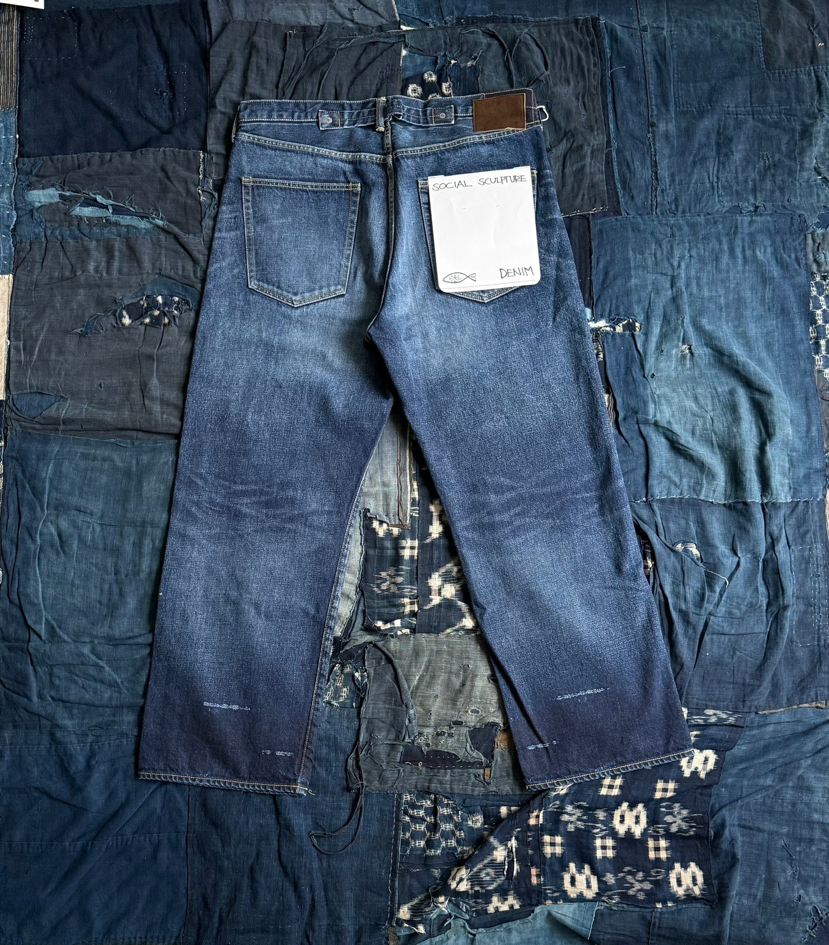 Visvim Social Sculpture 01 Wide Jeans — front
