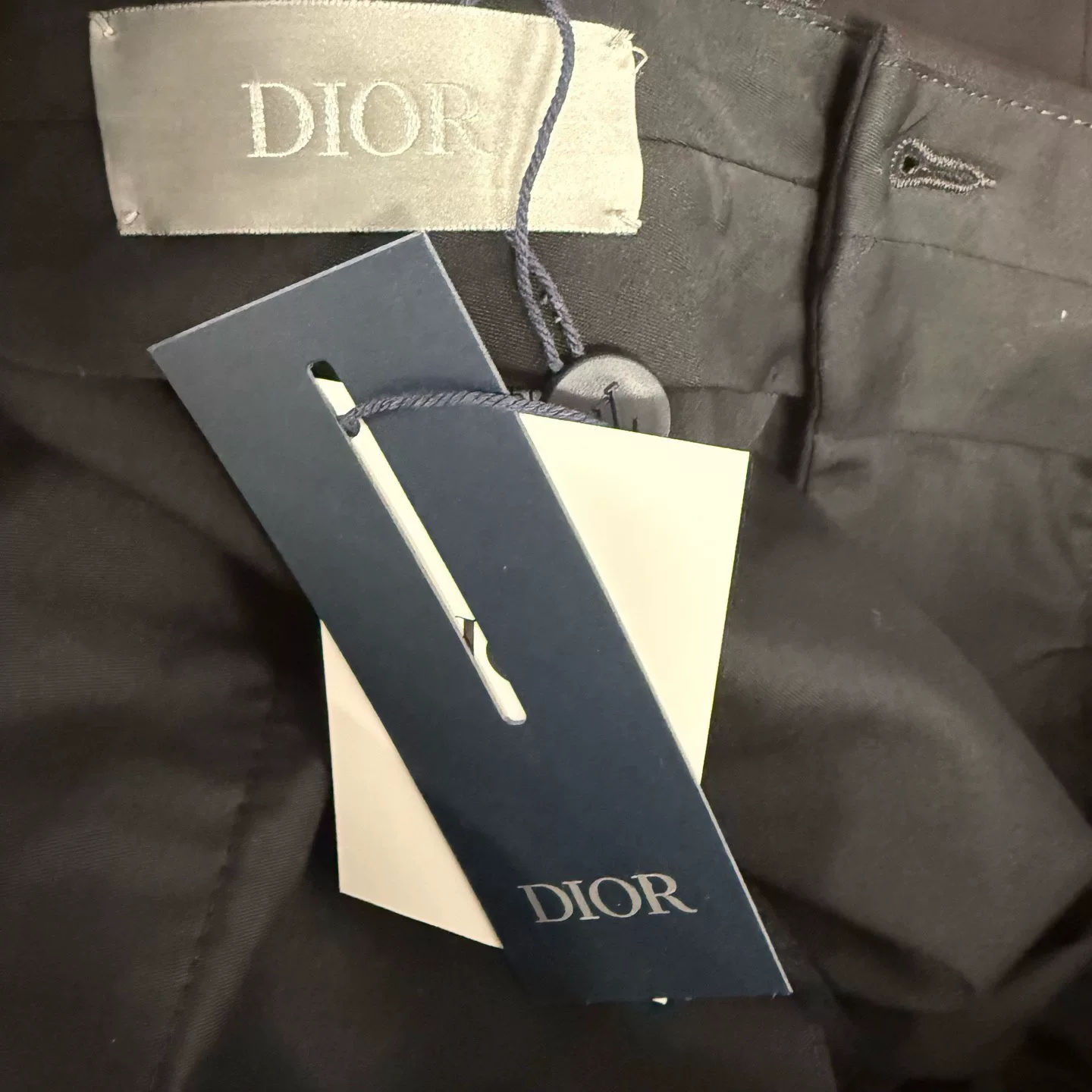Dior ICONS Limited Black Suit Pants — detail