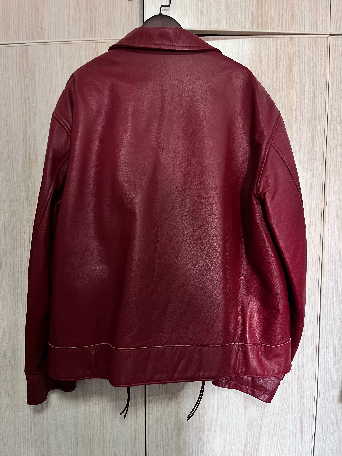 Yohji Yamamoto 91AW Replica Leather Jacket — front