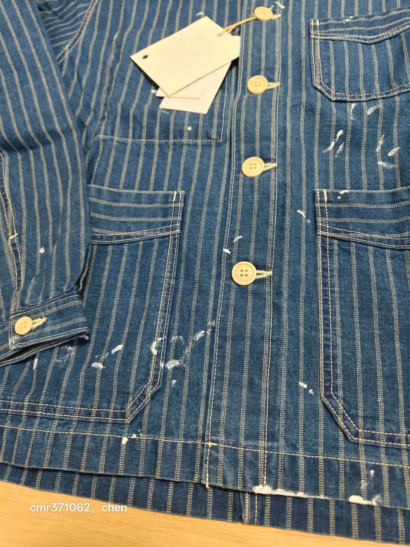 VISVIM 25 ICT TRAVAIL COVERALL DMGD — back