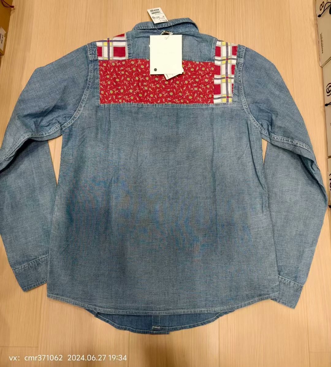 visvim 16ss Wally Printed Check Shirt — back