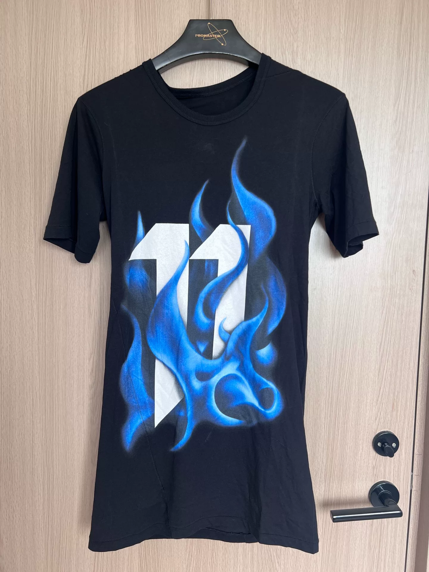 Boris Bidjan Saberi 11 Flame Print T-Shirt
