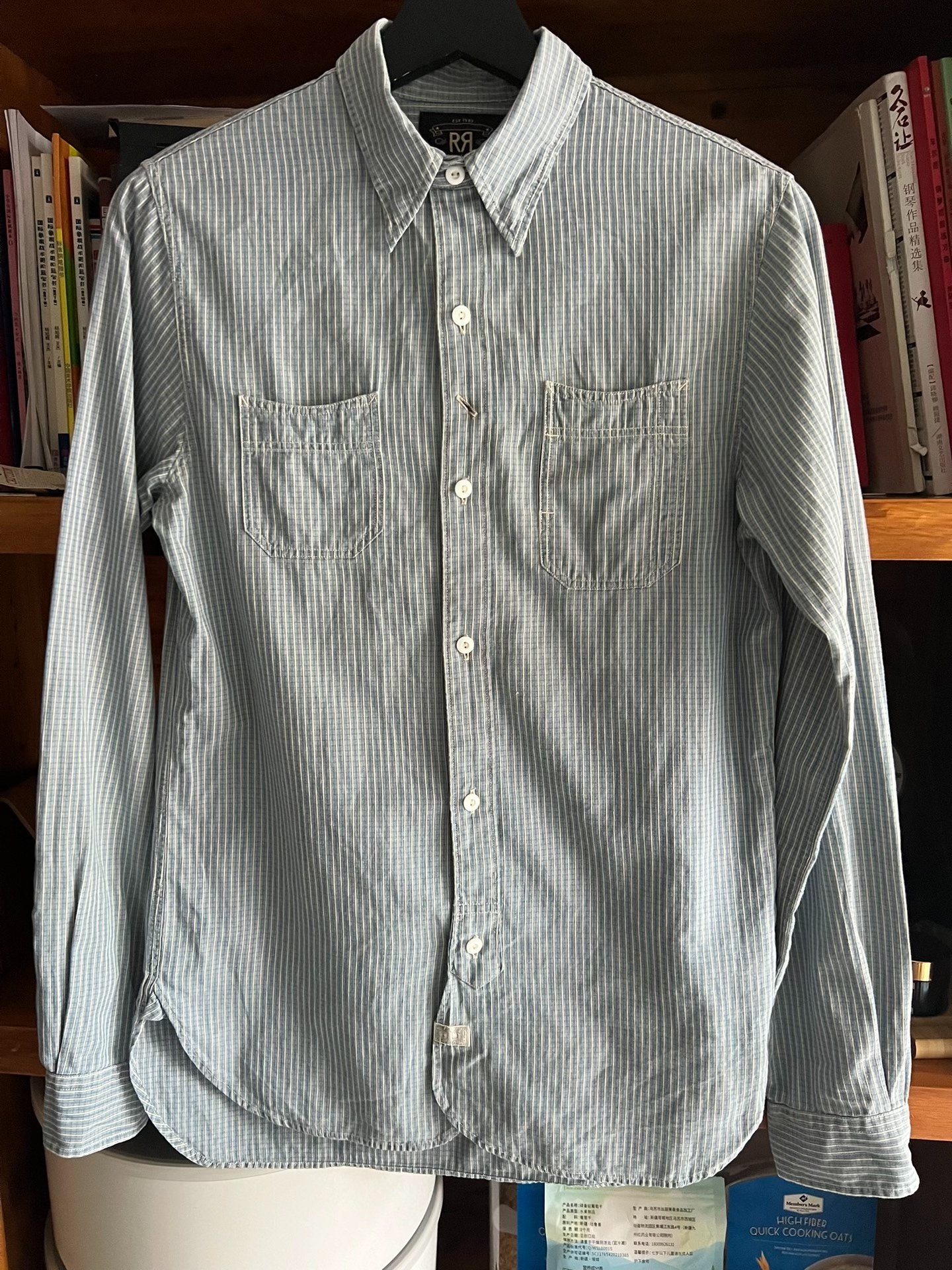 RRL Double RL Vintage Pinstripe Work Shirt