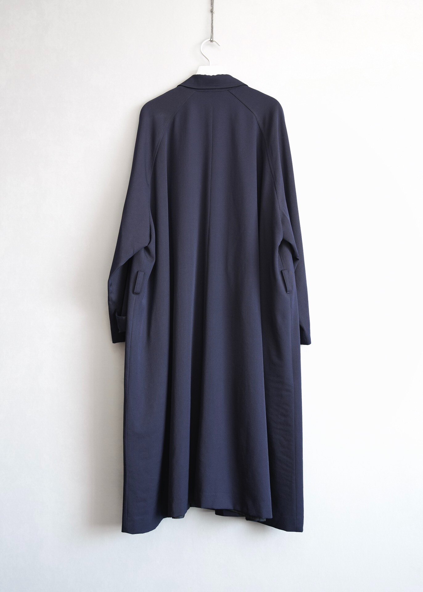 Yohji Yamamoto 89AW Navy Oversized Coat — label