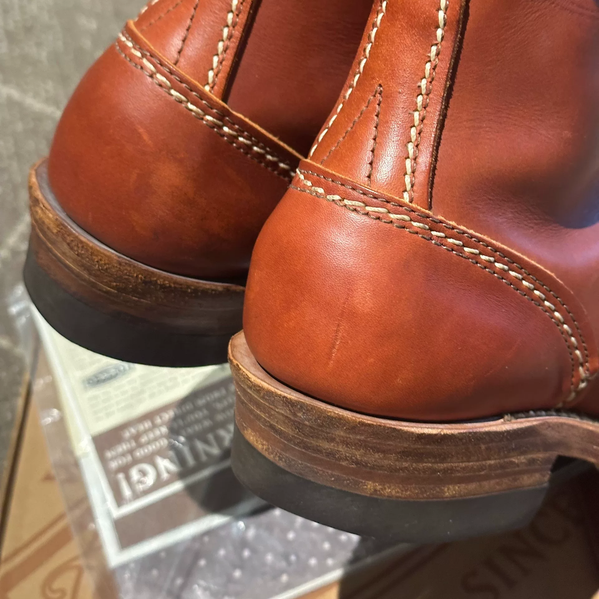 Wesco Jobmaster 8e Boots — label