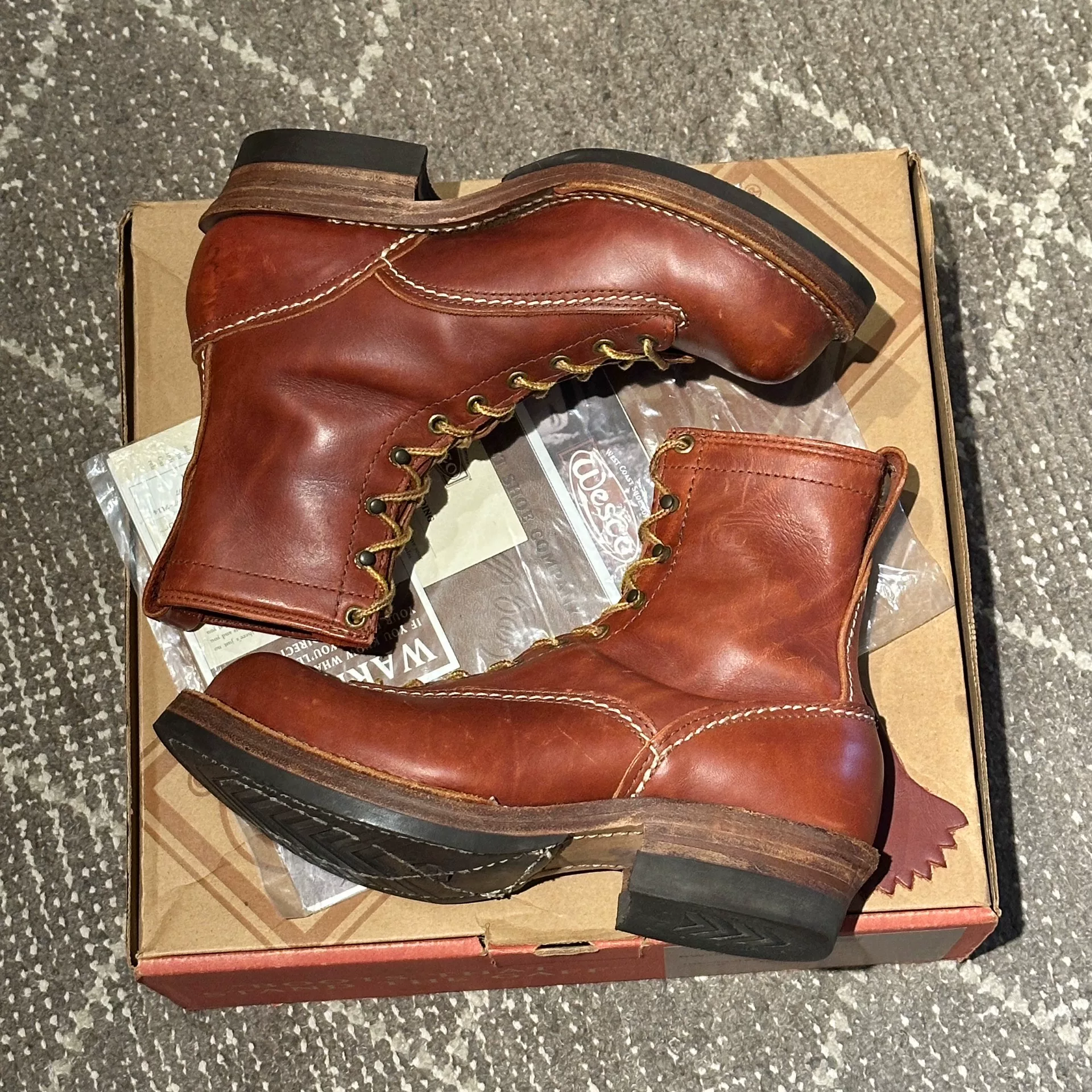Wesco Jobmaster 8e Boots — detail